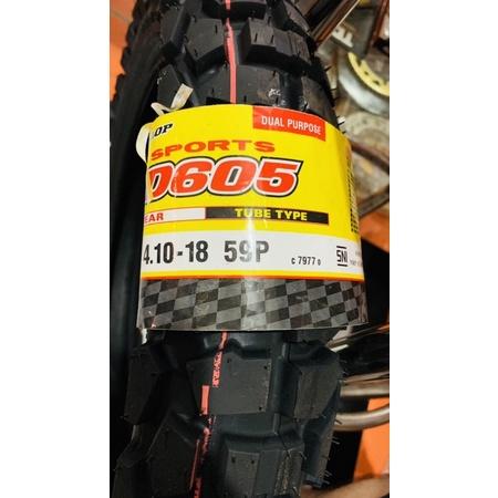 LG282 Ban Luar Dunlop D605 410 - 18 Sports 59 P TT Ring Dual Purpose S
