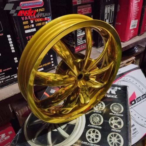 JF528 VELG POWER BLADE VARIO 110 TAPAK LEBAR CHROME14 X 215 250