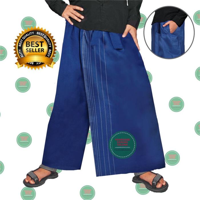 Sarung Celana Anak 10 Tahun Hitam Katun Lembut Nyaman Dengan Kantong Saku Baju Gamis Muslim Tangan P