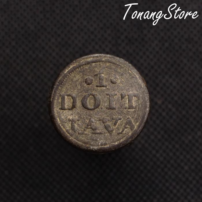 Koin British East Indies- Tin Java VEIC 1 Duit/Doit 1814 -OIT14
