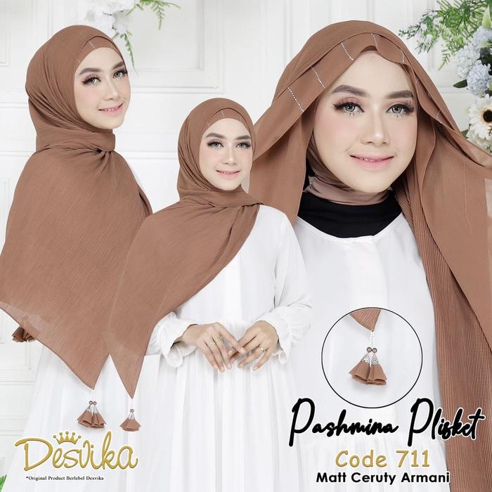 desvika DC pashmina plisket malay 711 original