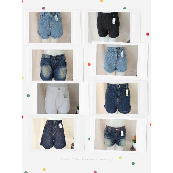 Celana hotpant Thrift Preloved jeans celana pendek wanita 7G