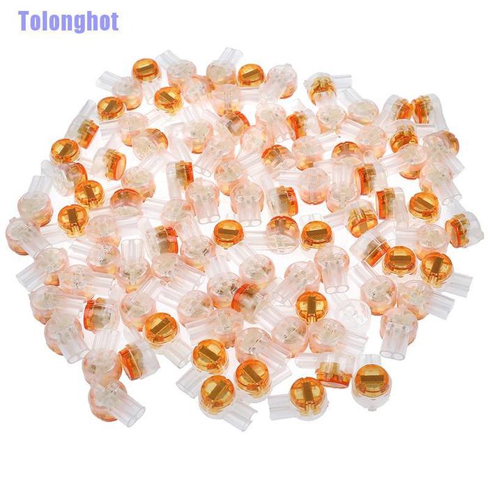 100pcs K2 Ports Gel Splice Uy2 Konektor Kabel Terminal Untuk Jaringan