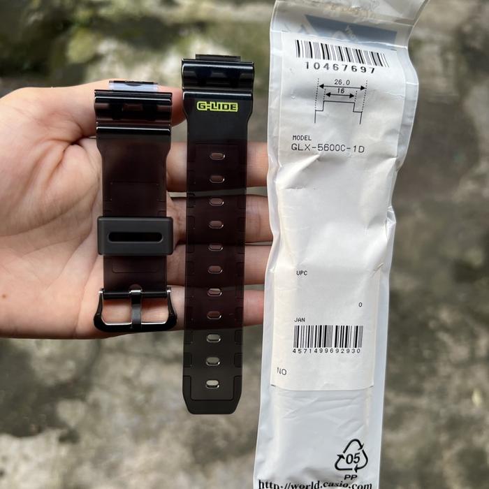 Strap tali jam tangan g-shock original GLX-5600C 1D band GLX 5600 1D