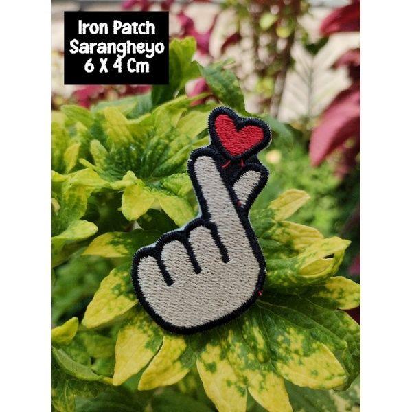 PATCH IRON BORDIR SARANGHEYO IRON PATCH PREMIUM LUCU EMBLEM