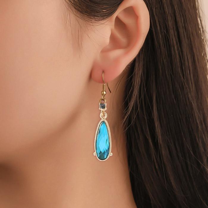 Howl's Moving Castle Earrings Howl Cosplay Green Crystal Vintage Clip