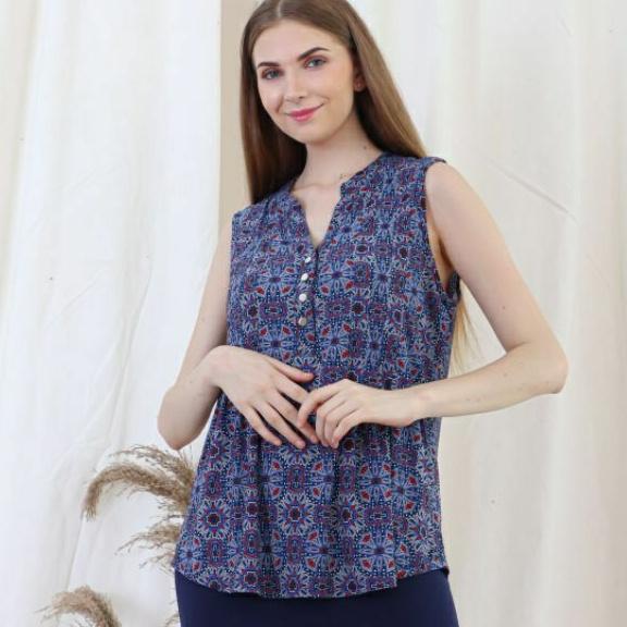 Sleeveless Blouse Casual Branded Sisa Export