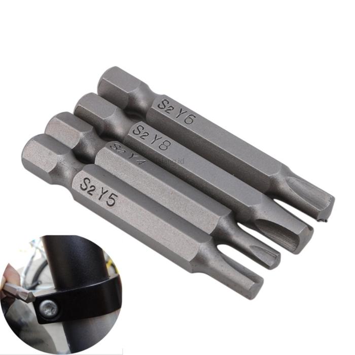 Mata Obeng Bentuk Y Segitiga Trigeminal Y Tipe Y Magnetik 50mm