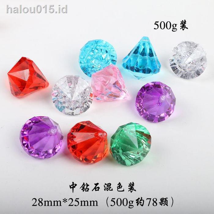 Liontin Manik-Manik Kristal Bahan Plastik Akrilik Untuk Tirai Pintu Pe
