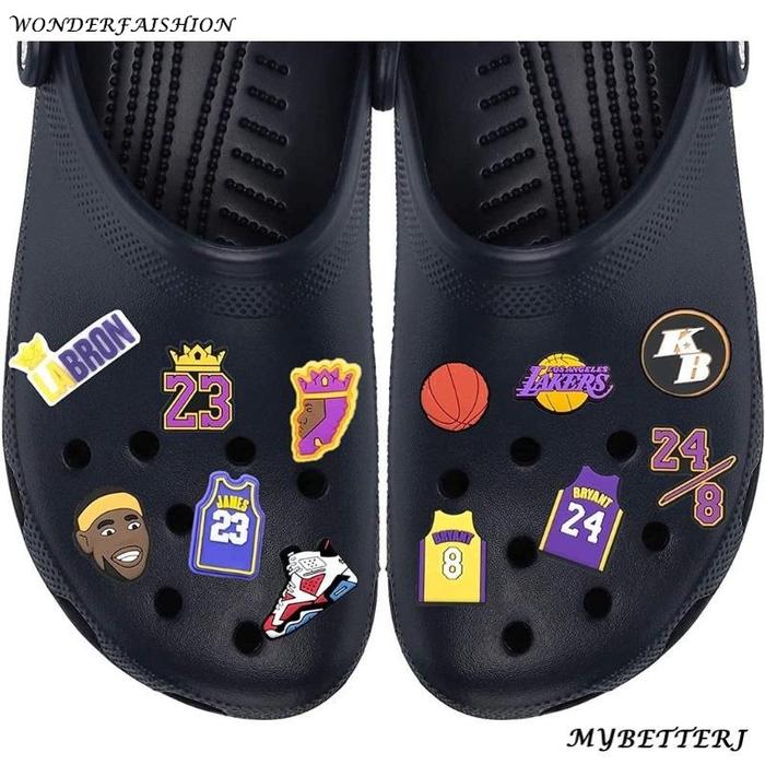 Aksesoris Sepatu Desain Kartun Nba Kobe Jame Jibbitz Crocs Mybetter