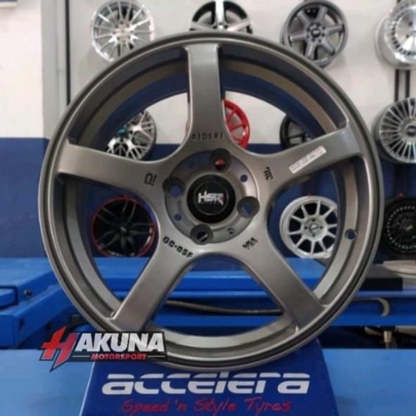 Velg Mobil R16 Model Te37 HSR TENDON Ring 16 Palang 5 Buat Brio Sigra