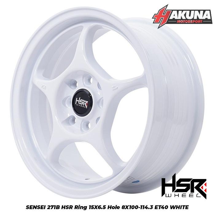 Pelek Mobil R15 Enkei Tulang Hsr Sensei Ring 15 Lebar 6,5 Inchi Velg