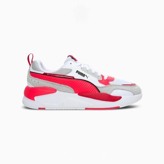 Sepatu Sneakers Pria PUMA X Ray 2 Square White Pink Original