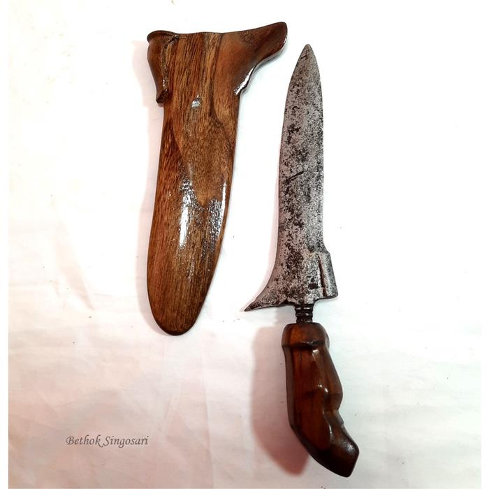 Keris Bethok Era Singosari Pamor Kelengan Sepuh Tua Langka