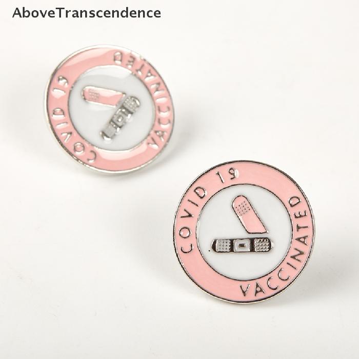 Bros Pin Enamel Motif Tulisan Got My Vaccine Untuk Aksesoris Tas