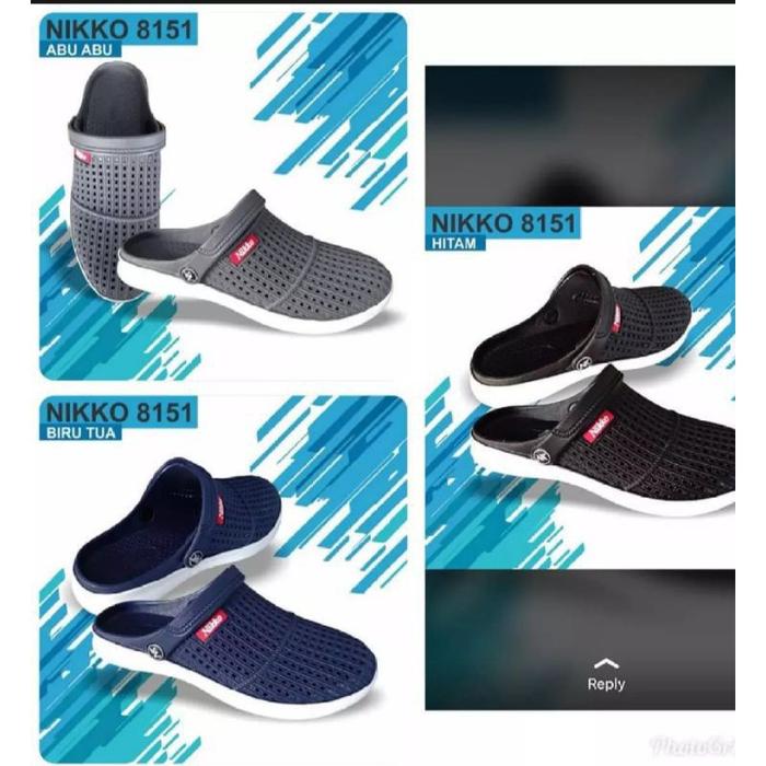 FP241 sandal slop pria sandal karet pria sandal anti air sandal niko s