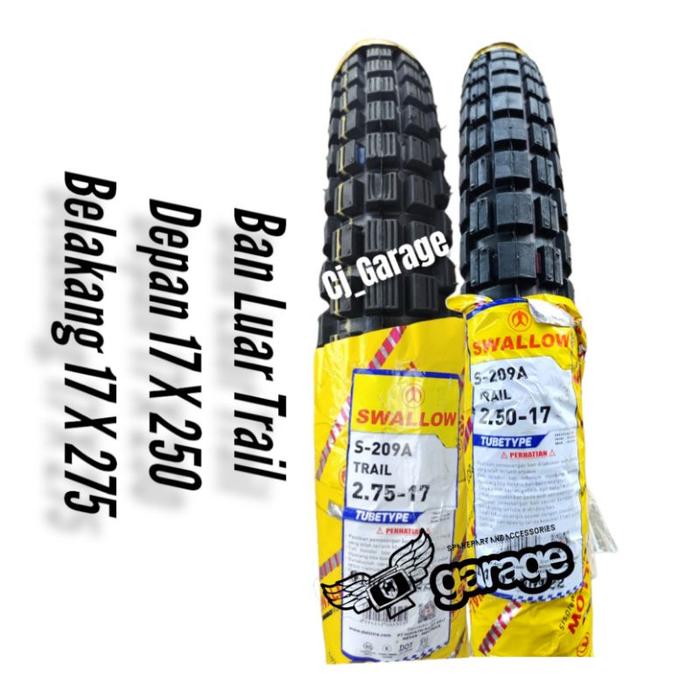 TV098 Ban Luar Semi Trail Ban Tahu Trail 17 250 275 1set Depan Dan Bel