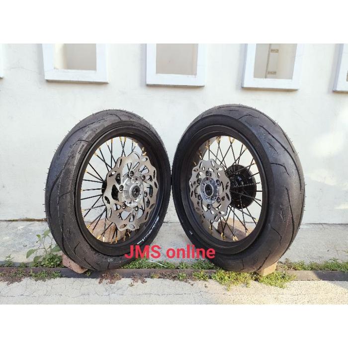 EF062 Supermoto Klx 150 D Tracker Ring 14 Pluss Ban
