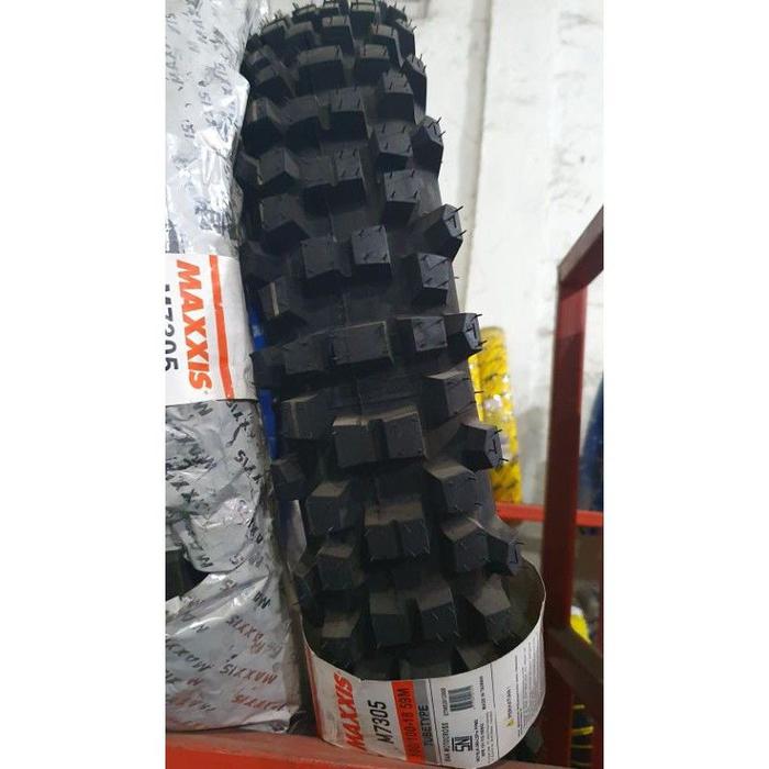 JF254 Ban Motor Trail Maxxis M7305 120 100 Ring 18 Tubetype Ban Motorc