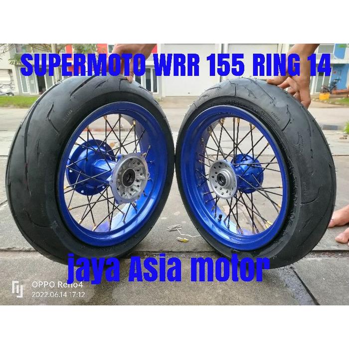 JK985 Supermoto Ring 14 Wrr 155 Plus Ban Zeneos