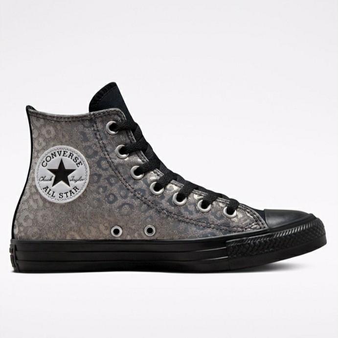 Converse CT AS High Leopard Glitter Black Silver Black 572039C