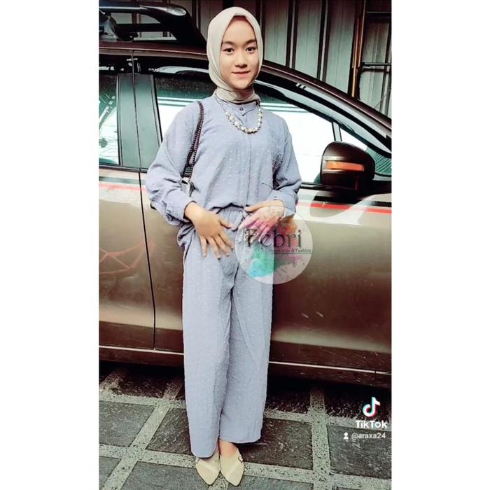 PROOMO !! ONE SET CRINKLE RUBIAH |I ONE SET RUBY SETELAN KULOT KRINKEL