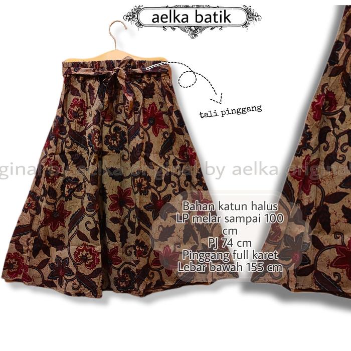 rok batik pendek payung 7 8 jumbo klok jarik wanita dewasa premium mod