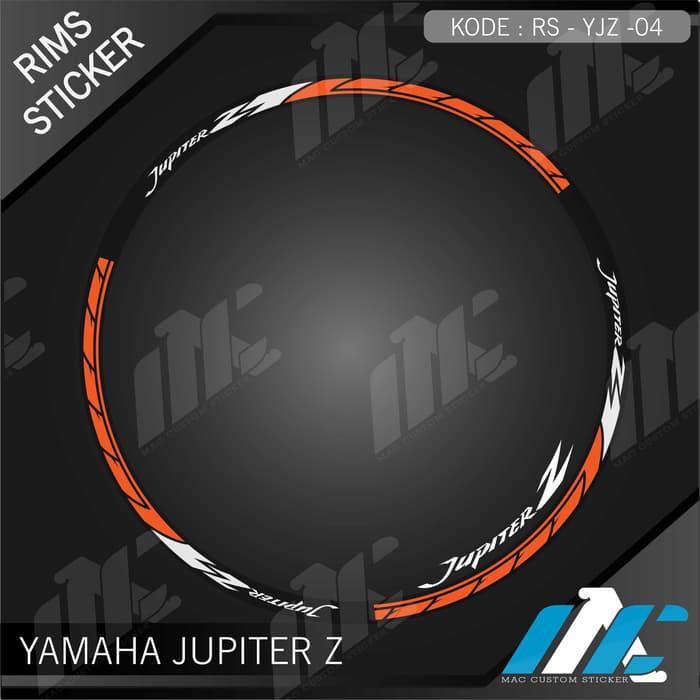 YJZ 04 - LIST VELG JUPITER Z - STIKER STICKER LIS VELG JUPITER Z