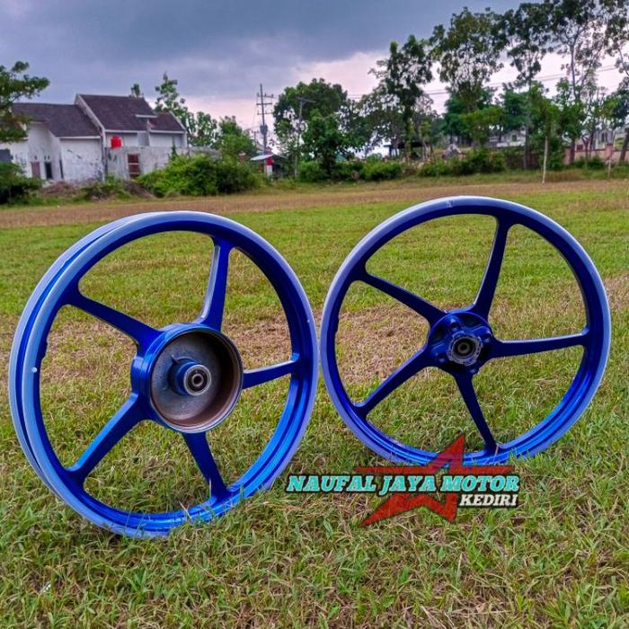 VELG ENKEI DYNOPRO D-2 ANODIZE CNC FG511 RING 17 BIRU BLUE PNP FIZR