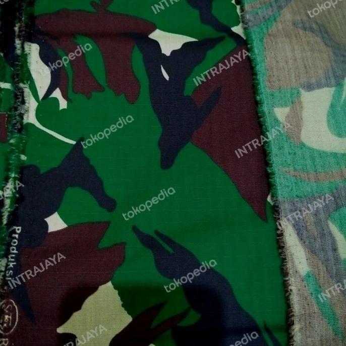 kain doreng loreng bahan wool untuk PDL TNI