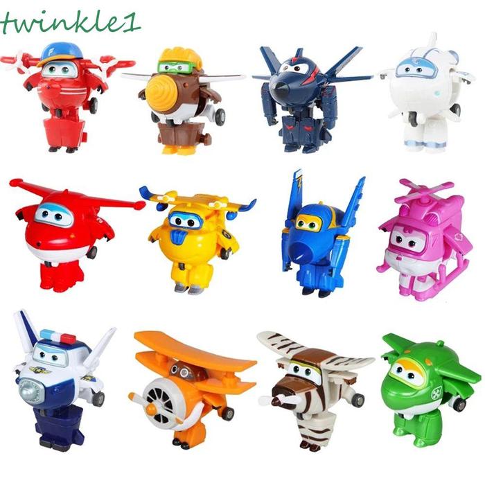 Mainan Robot Mini Jett Donnie Super Wings Untuk Hadiah Anak
