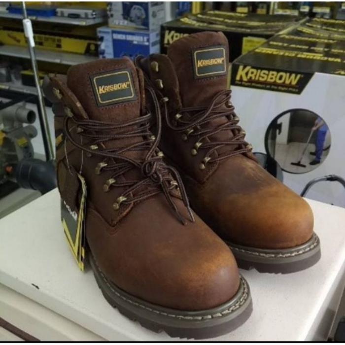 Krisbow Vulcan Sepatu Pengaman - Cokelat