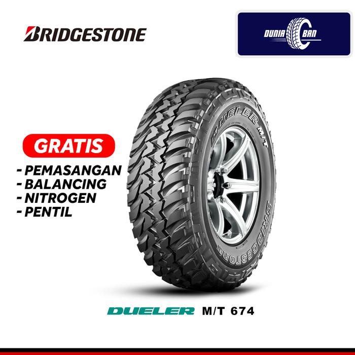 Ban Mobil Bridgestone DUELER D674 MT 30 x 9.5 R15
