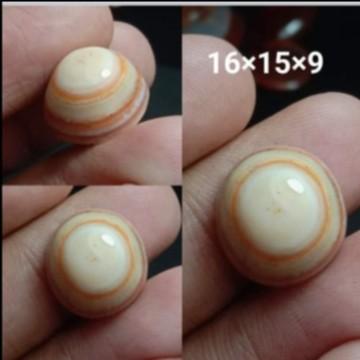 Natural Akik Batu Motif Gambar Pusaran Mata Dewa Puser Bumi Antik 49