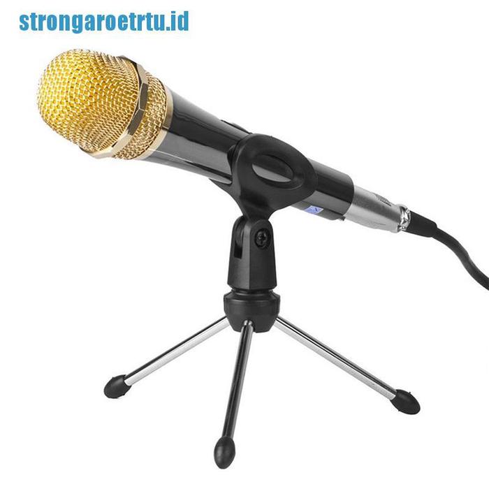 Tripod Dudukan Mic Portable Adjustable Bahan Zinc Alloy