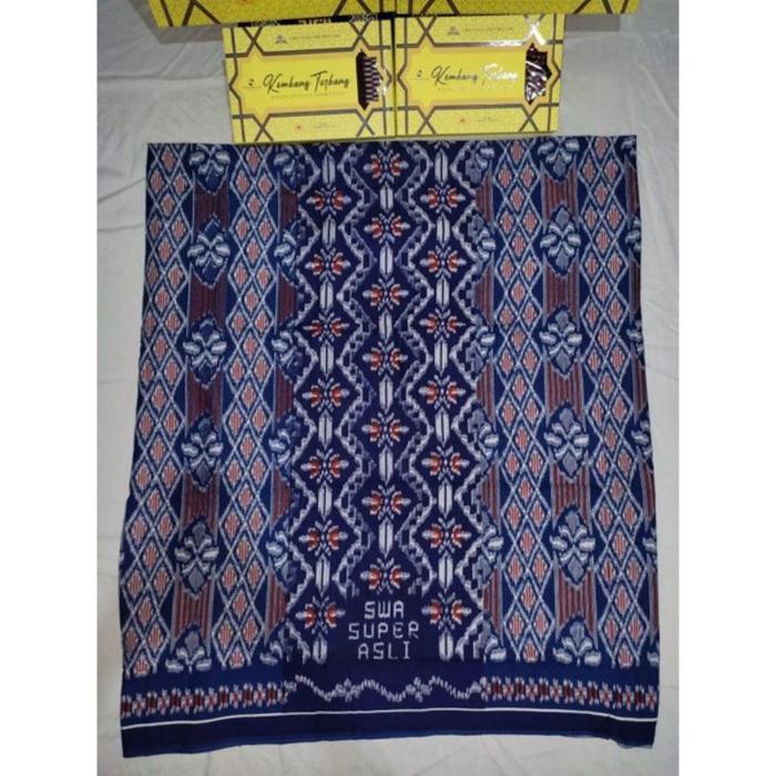 Sarung Goyor SWA motif tenun print kualitas super Solo