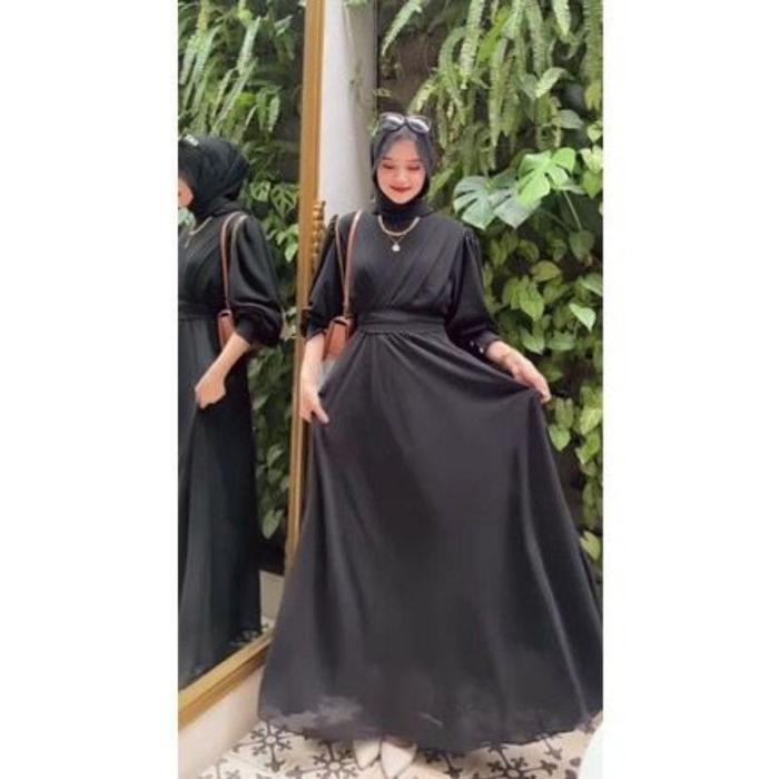 THERESA DRESS FULL PURING GAMIS MAXY CERUTY BABYDOLL GAUDY MAXY FASHIO