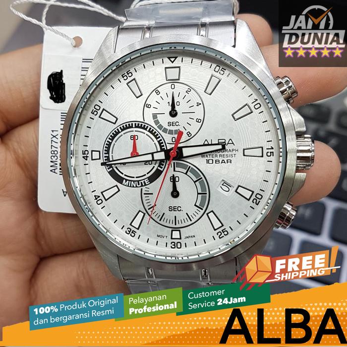 JAM TANGAN ALBA ORIGINAL ALBA AM3877 AM38 AM3877X1 AM3 JAM PRIA DY