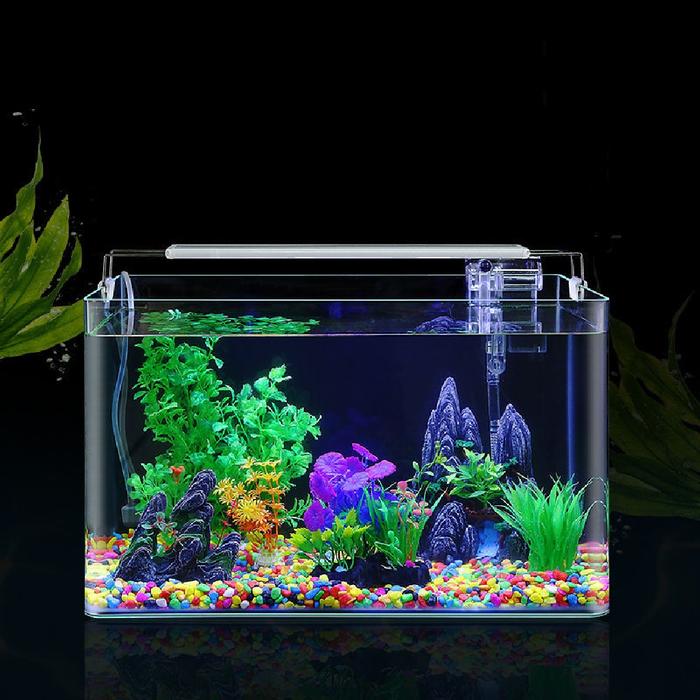 Fish Tank Decorative Aquarium Ornaments Stones Glow In The