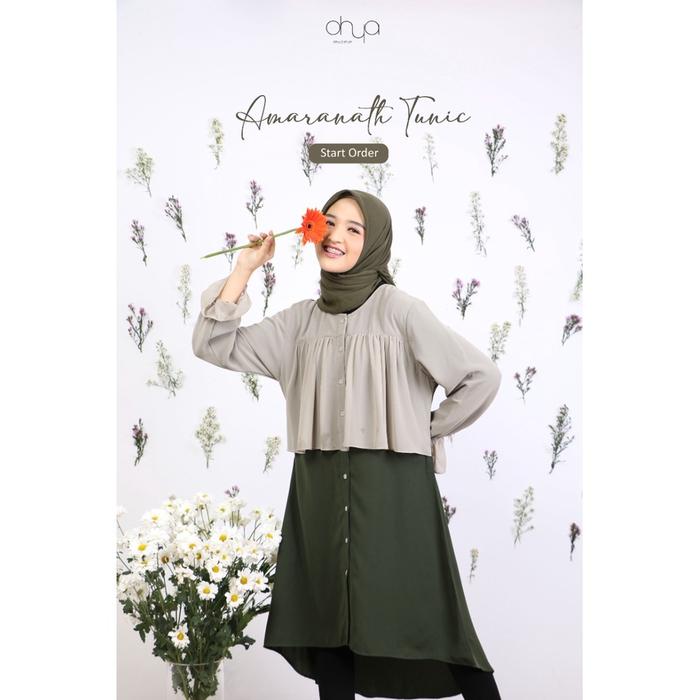 Ohya Kemeja Tunik Wanita Amaranath