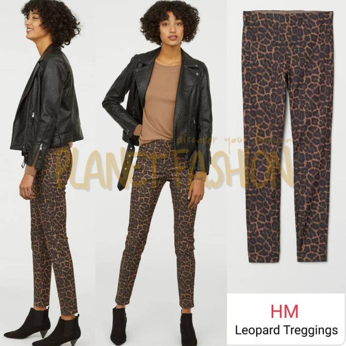 SALE!! 2680 - HM LEOPARD PRINT TREGGINGS LEGGING LEOPARD