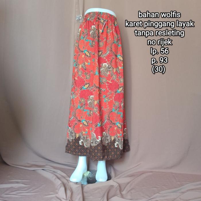 Preloved Rok Batik Part 1panjang Thrift Bawahan Kebaya Brukat