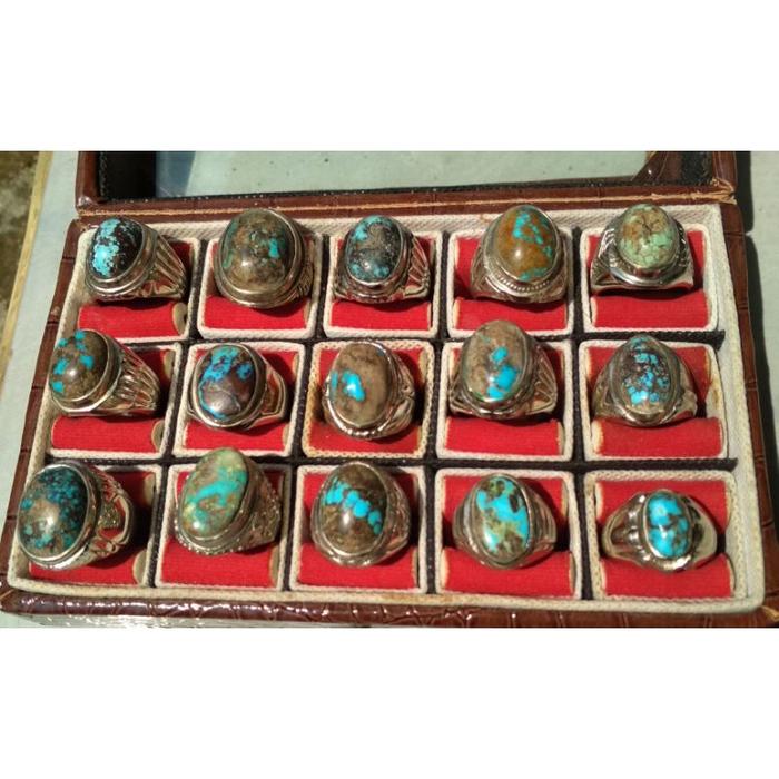 JV366 cincin pria batu phirus pirus persi persia batu akik permata aks