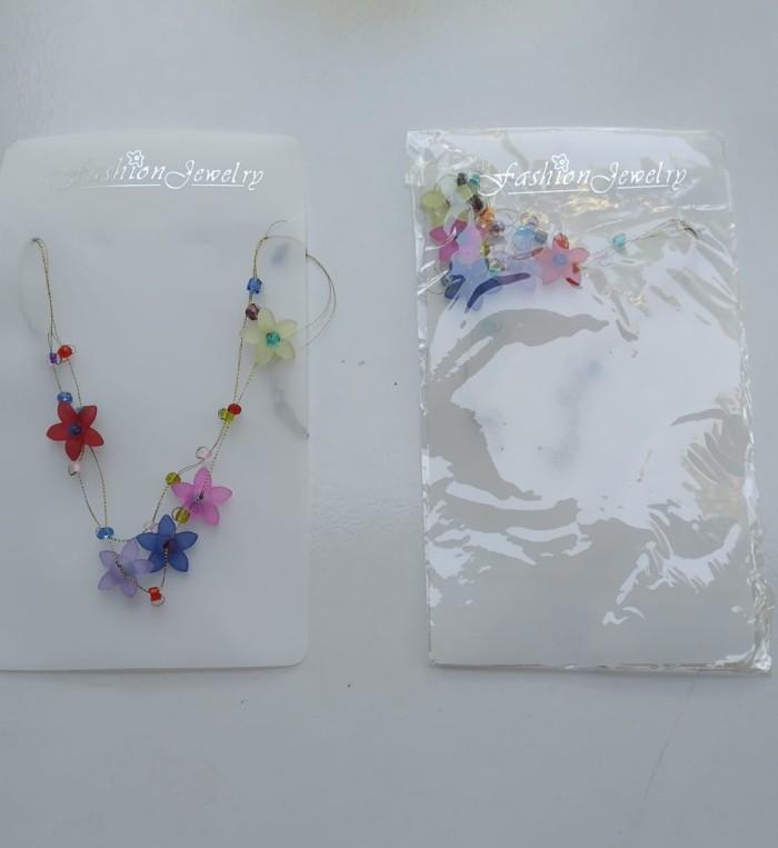 Kalung Choker Motif Bunga