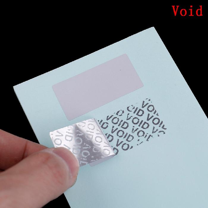 100Pc Blank security seal tamper proof warranty void