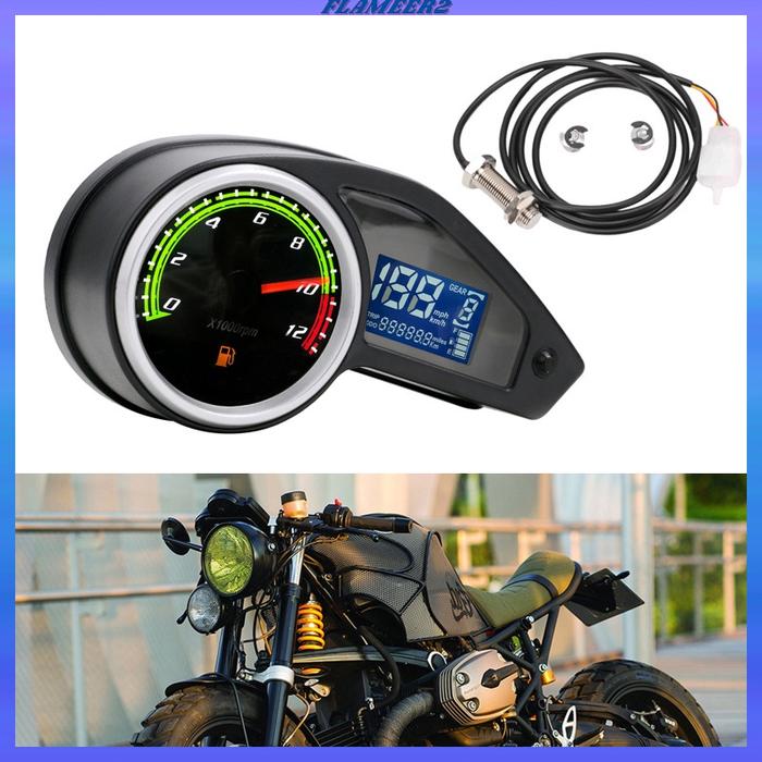 Universal Digital Speedometer Odometer Fuel Gauge Digital