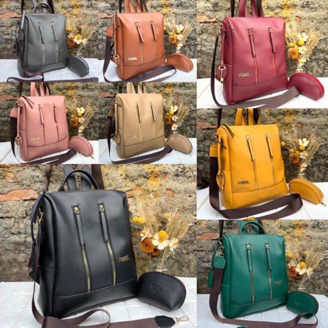 Tas WANITA FOSSIL / RANSEL MULTIFUNGSI tas backpack import premium