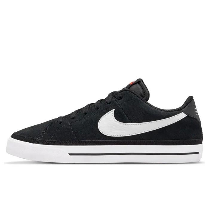 Sepatu Nike Court Legacy Suede Black White DH0956 001 Original BNIB