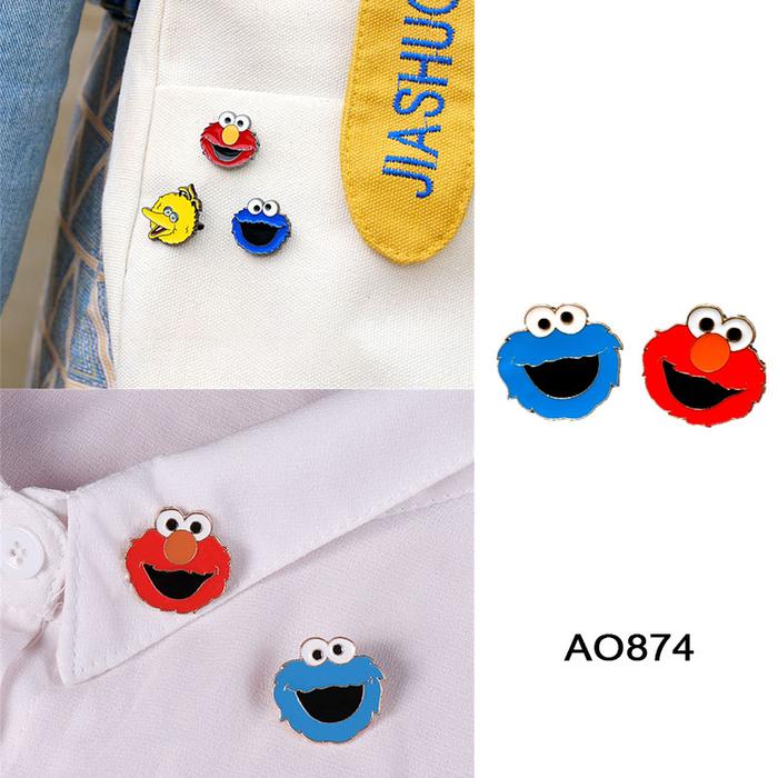 PV100 Bros Bentuk Elmo Sesame Street Untuk Kerah