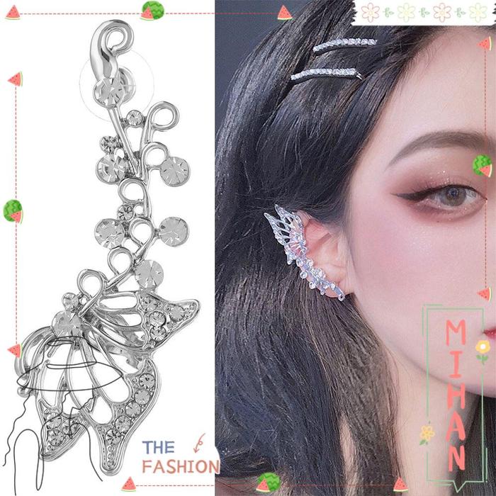 ED808 MIHAN Party Elf Ear Clip Halloween No Piercing Ear Cuff Earring